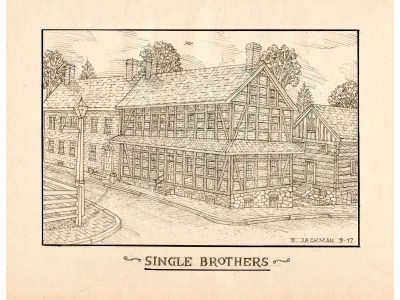 Single Brothers House Print