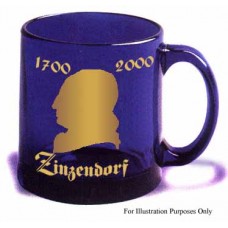 Cobalt Blue Zinzendorf Commemorative Mug